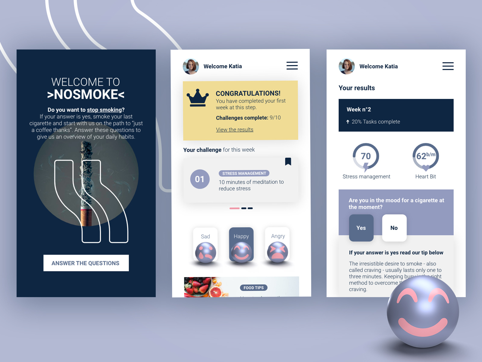 Example of Crowwwn _Design Challenge - Quit Smoking