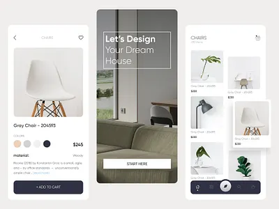 Decoration e-commerce App app app design app ui application category decoration design e commerce furniture home decor homepage interior interior design single splash ui ux