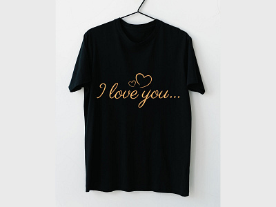 Unisex I Love You T-shirt Design bf gf tshirt branding couple design evergreen fitnesst shirt graphic design gym gym t shirt i love you t shirt illustration logo relaction relationship t shirt typography typography t shirt ui unisex