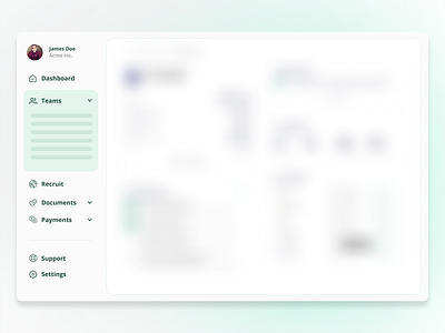 Rough Snowflake dashboard figma saas sidebar ui ux web app