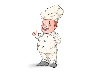 Сhief character draw illustration mascot