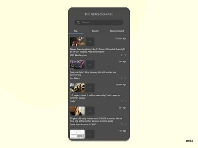 News - Daily UI 094 094 article daily 094 daily ui daily ui 094 dailyui dailyui006 day 094 new news ui ux web design
