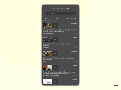 News - Daily UI 094 094 article daily 094 daily ui daily ui 094 dailyui dailyui006 day 094 new news ui ux web design