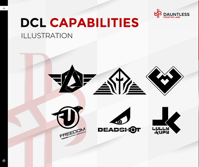 DCL Capabilities - Illustration branding design graphic design illustration