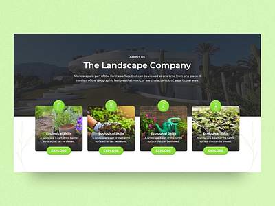 The Landscape Company Slide creative design google slides images powerpoint powerpoint template pptx presentation slides