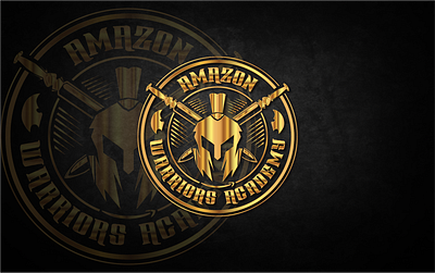 Amazon Warrior amazon warrior badge work emblem logo design
