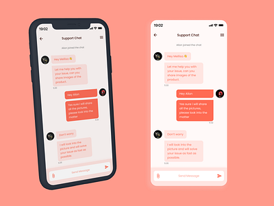 Direct Messaging - Support Chat 2022design app app design branding dailychallenge dailyui dashboard design design ui directmessaging illustration kawaii logo newdesign orange trend2022 trendingshot ui uiux vector