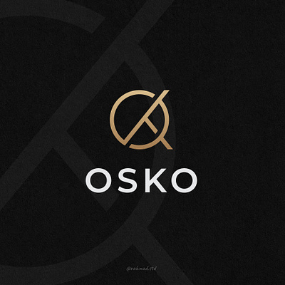 Osko logo design branding desain design ikon illustration ilustrasi logo merek ui vektor