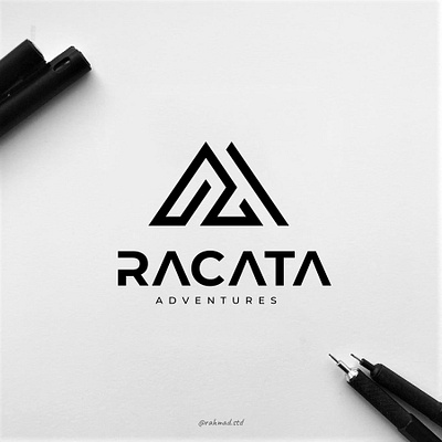 Letter RA logo branding desain design ikon illustration ilustrasi logo merek ui vektor