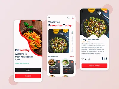 Food Ordering App app design food mobile design order ui ux