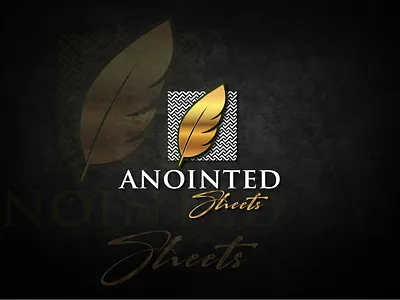 Anointed Sheets anointed sheets logo design textile logo