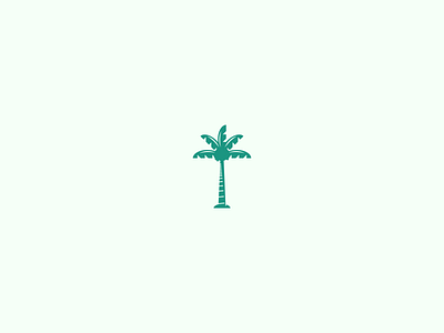 Palm beach branding design forest green icon icons identity illustration logo logos mark nature palm tree trend vector