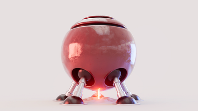 Material Tester 3d c4d cinema 4d material plastic red redshift robot texture