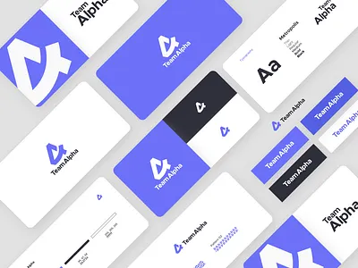 Team ALpha || Modern Logo Design branding graphee bee graphic design logo logo mark minimal modern logo srv team alpha