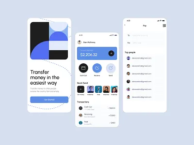 Financial app redesign app app design design finance financial app money app ui ui designer ux designer web designer