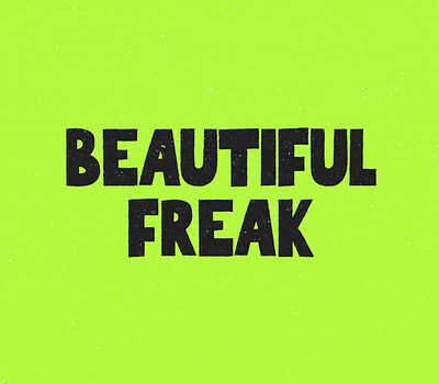 Animated Beautiful Freak Typeface ae after effects animated animation font mograph motion motion graphics text animation type typeface typography