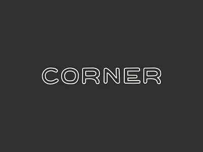 Corner Bagel Typeface branding design graphic design lettering type typography