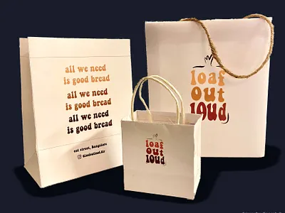 Loaf out Loud : branding concept - package design brand identity branding graphic design logo package design prototyping typography visual design
