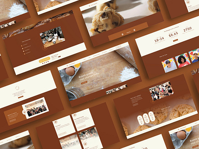 Just Bakery Web Re-Design branding graphic design logo typography ui ux web design website