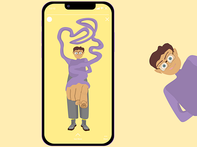 swipe up design graphic design illustration minimalism vector