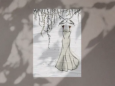 Love, Olivia Bridal Boutique Award-Winning Poster award awardwinning brand brand design brand identity branding design design art graphic design illustration mockup poster studentworks vector