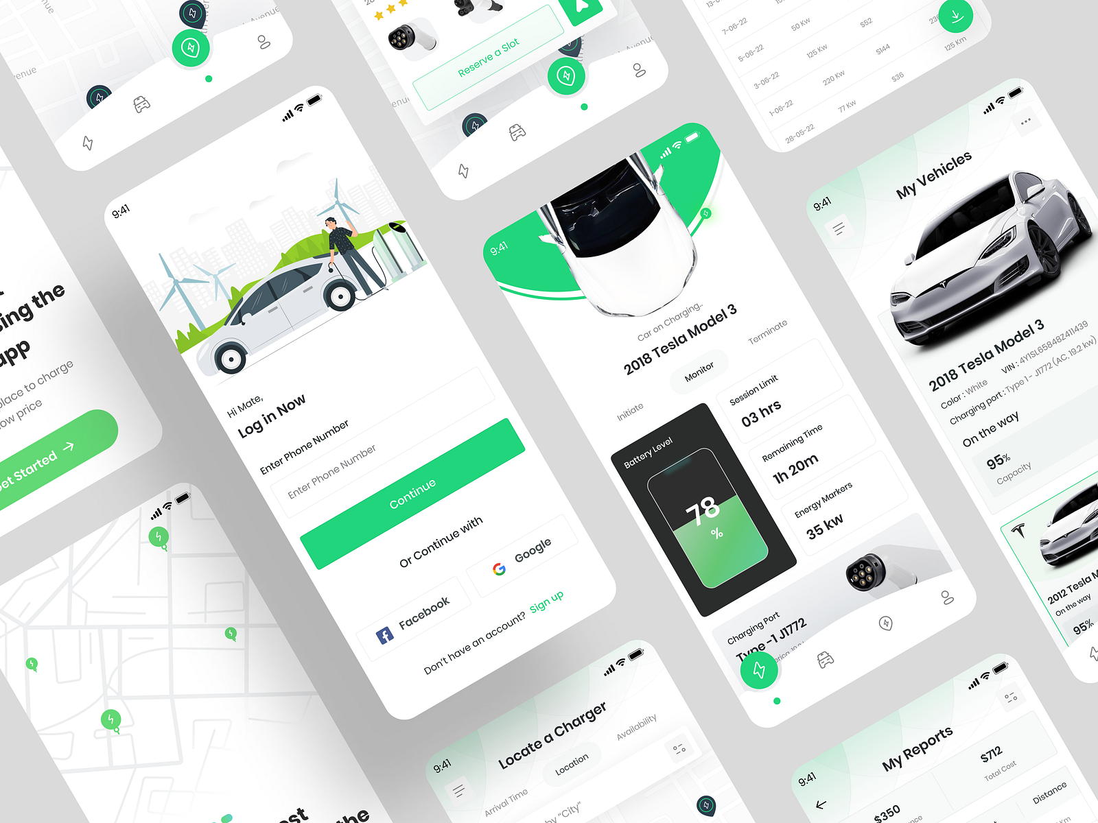 Electric Vehicle Charger App by Md Jahidul Islam on Dribbble