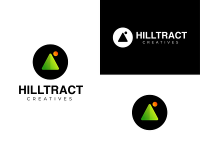 Hilltract Creatives Logo Design branding creative design design hill logos logo sun logos team logos typography