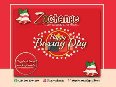 Happy boxing day design
