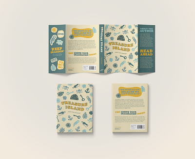 Treasure Island Book Design book design branding design graphic design illustration layout design lettering typography