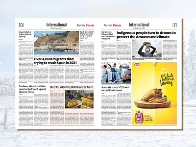 International Newspaper Design cover cover design design editorial editorial design magaz magazine cover magazine design magazine layout design newspaperdesign newspaperlayout newspapers
