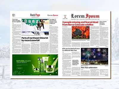 Newspaper Design cover cover design design editorial editorial design magazine cover magazine design magazine layout design newspaper newspaperdesign newspaperlayout newspaperlayoutdesign