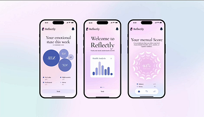 Mental Health & Wellness App activity tracker ai assistant application branding calm app design health app health tracking landing logo mental app mindfulness app mob app modern app ai mood tracker ui ux web design website well being app