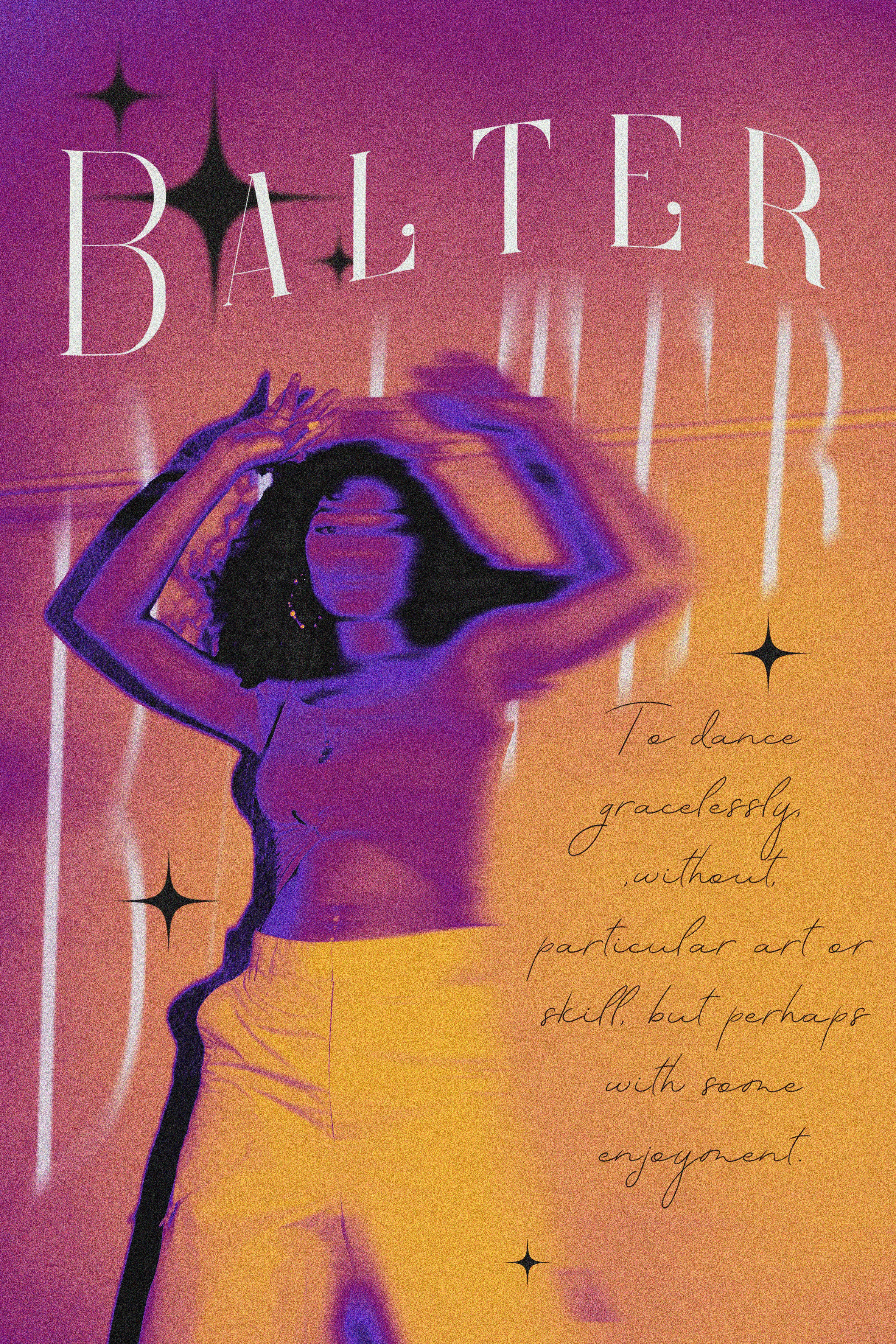 Balter poster graphic design infographic poster