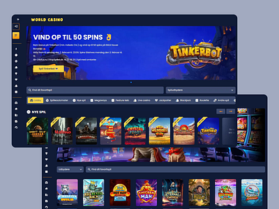 World Casino | Website | Online Slots blue color scheme casino free spins gambling experience gambling website game lobby game selection ineractive design jackpots landing page live casino megaways motion graphics online entertainment online gambling slot games slot machines tournament user experience user interface