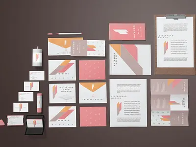 Corporate Stationery Branding Mockups advertising brand stationery branding brochure business business card card corporate design envelope flyer graphic design identity letterhead mockup presentation psd showcase stationery template