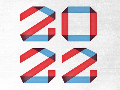 2022 New Year Type Explore 2022 branding design illustration illustrator new year texture transparent typography vector