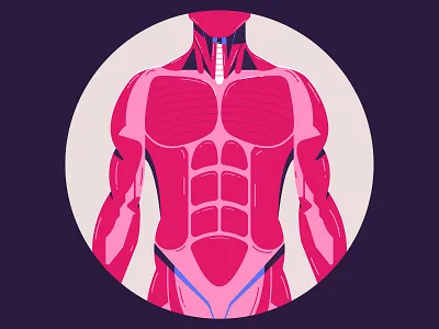 Ripped 2d design illustration