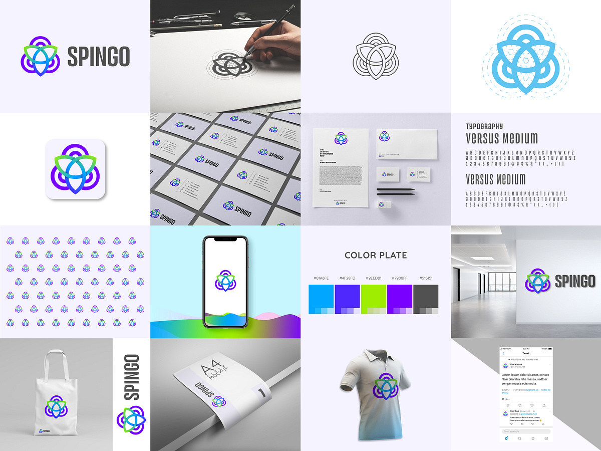 Spingo Logo Branding By Golam Rabbi Khan Logo And Brand Identity