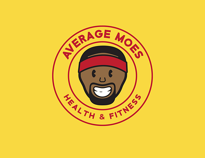 Average Moes Personal Fitness Brand branding design graphic design illustration logo vector