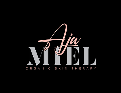 Aja Miel - Skin Care Branding branding design graphic design illustration logo vector