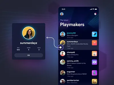 Boxiz Playmakers app app design applicatoin box boxiz design fantasy feed game game design gamification interface newsfeed players product product design sports ui