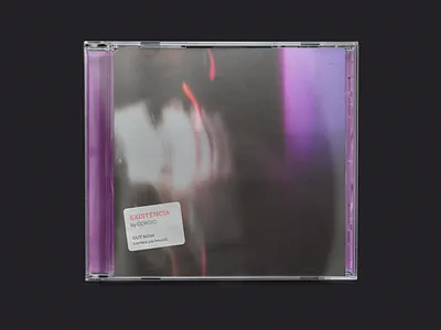 Existencia by Cordio Single Jewelcase abstract ambient ambient music beats cd disc generative gradient grain jewelcase lofi modular music music producer noise producer vintage