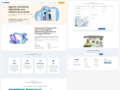Site web d'agence marketing branding siteinternet siteweb ui uidesign webdesign webdesigner