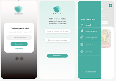 Application to good to goo pour les Pro app applicationmobile mobile uidesign webdesigner