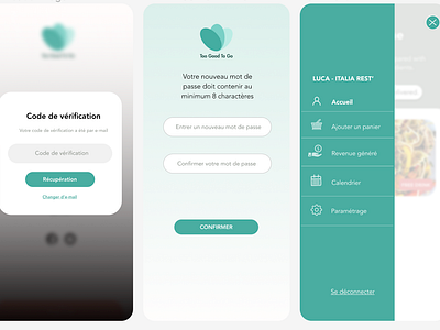 Application to good to goo pour les Pro app applicationmobile mobile uidesign webdesigner