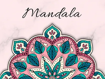 Seamless Mandala Pattern backdrops backgrounds coloring page design gift cards hand drawn illustration indian mandala pattern indian weddings invitation mandala art mandala coloring print prints seamless background seamless mandala pattern surface patterns