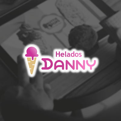 Creación de Logotipo Helados DANNY branding design graphic design identidad corporativa illustration l logo logotype