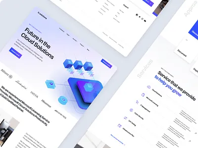 IT.Solutions - Landing Page | Figma business consultant corporate design digital agency digital marketing figma html5 it agency it company it solutions startup technology template theme ui ux wordpress wp