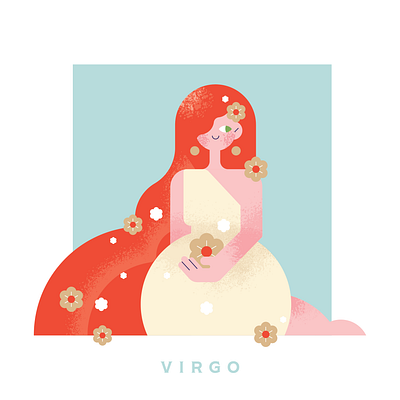 Virgo graphic design illustration