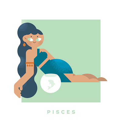Pisces design graphic design illustration vector